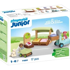 Best - Juguete mercado ecológico y carretilla elevadora Juguetes De Construcción