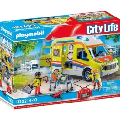 - City Life Ambulancia con luz y sonido ㅤ Juguetes De Construcción