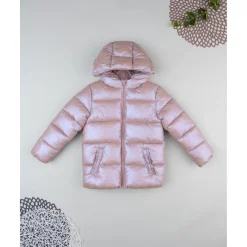 Plumífero rosa metalizado para niña*Prenatal Discount