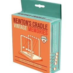 Péndulo de Newton multicolor, material ABS y acero, 9x9 cm Estilo De Vida