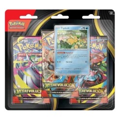Pokémon - Blister 3 sobres de refuerzo Mega Evolución en español (Varios modelos)*BANDAI Hot