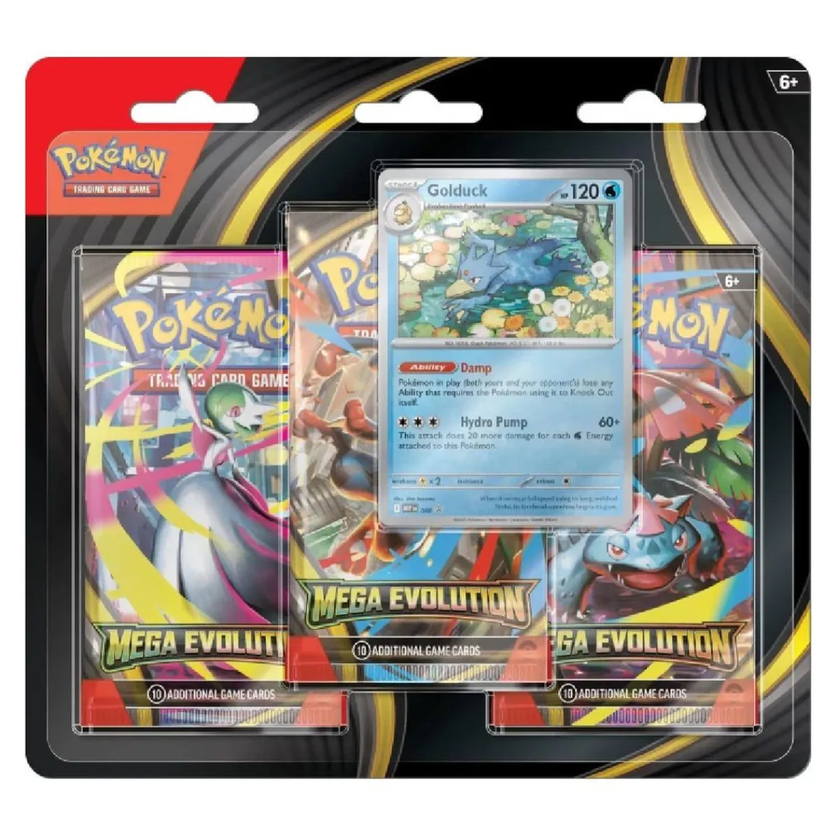 Pokémon - Blister 3 sobres de refuerzo Mega Evolución en español (Varios modelos)*BANDAI Hot