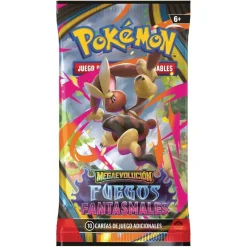Pokémon - Megaevolución Fuegos Fantasmales - Sobre cartas coleccionables en español (Varios modelos)*BANDAI Outlet