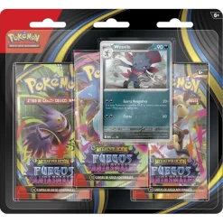 Pokémon - Megaevolución Fuegos Fantasmales - Blíster 3 sobres de cartas en español (Varios modelos)*BANDAI Discount