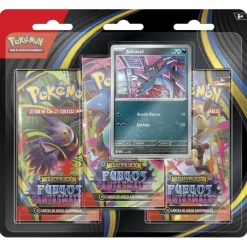 Pokémon - Megaevolución Fuegos Fantasmales - Blíster 3 sobres de cartas en español (Varios modelos)*BANDAI Discount