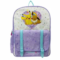 Pokémon - Mochila 42 cm adaptable a carro - Colección Flowers Material Escolar