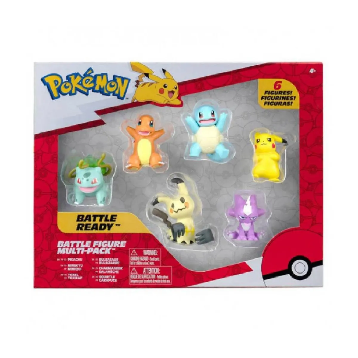 Online Pokémon - Pack 6 figuras Figuras De Acción