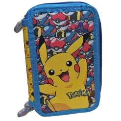 Clearance Pokémon - Plumier 3 cremalleras - Classic Material Escolar