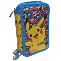 Clearance Pokémon - Plumier 3 cremalleras - Classic Material Escolar