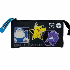 Best Pokémon - Portatodo triple - Colección Geo Material Escolar