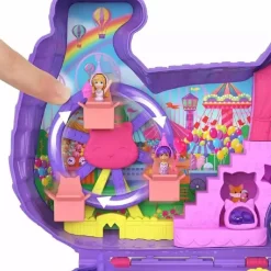 Hot Polly Pocket - Cofre Gatito Piñata Coleccionables Y Mini Mundos