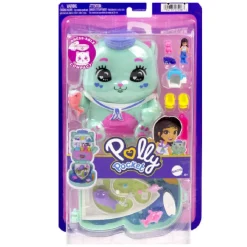 New Polly Pocket - Estuche animal Pocket World (Varios modelos) Coleccionables Y Mini Mundos