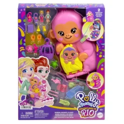 Sale Polly Pocket - Juego cofre muñeca mama mono Coleccionables Y Mini Mundos