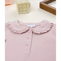Clearance Polo niña rosa de manga larga Niña·Bebé Niña 3-36 Meses|Bebé Niña 3-36 Meses·Camisas Y Camisetas