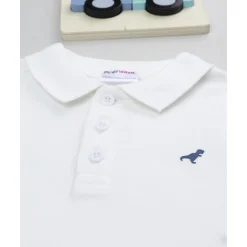 Polo niño blanca manga larga*Prenatal Best