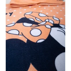 Sale Poncho de playa naranja con capucha y estampado de Minnie Calzado Y Accesorios·Accesorios Y Complementos