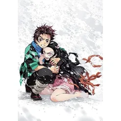Poster Demon Slayer Tanjiro & Nezuko Nieve 61 x 91.5 cm*ABYSSE CORP Best