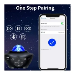 Proyector de estrellas con altavoz y bluetooth*KLACK EUROPE Sale