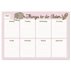 New Pusheen - Bloc planificador semanal A4 Material Escolar