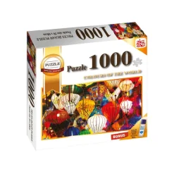 Outlet Puzzle 1000 piezas faroles con pegamento Friki Zone|Juegos Y Puzzles
