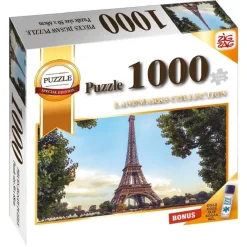 Sale Puzzle 1000 piezas Torre Eiffel con pegamento Friki Zone|Juegos Y Puzzles