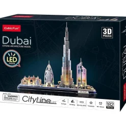 Outlet Puzzle 3D City Line Led (Varios modelos) Juegos Y Puzzles