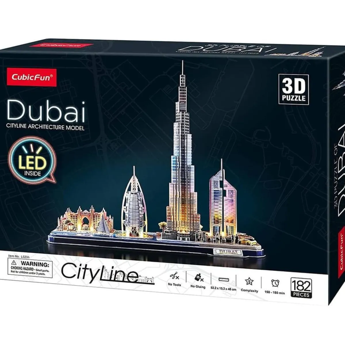 Outlet Puzzle 3D City Line Led (Varios modelos) Juegos Y Puzzles