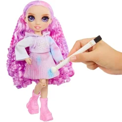 New Rainbow High - Watercolor & Create DIY - Muñeca ojos lavanda Muñecas