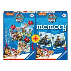 Ranvensburger-Patrulla Canina-Pack juego de memoria + 3 puzzles*RAVENSBURGER IBÉRICA Outlet