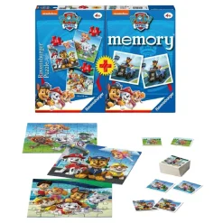 Ranvensburger-Patrulla Canina-Pack juego de memoria + 3 puzzles*RAVENSBURGER IBÉRICA Outlet