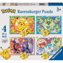 Ravensburger - 4 Puzzles de 12 a 24 piezas Pokémon*RAVENSBURGER IBÉRICA Clearance