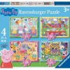 Ravensburger - 4 puzzles progresivos Peppa Pig*RAVENSBURGER IBÉRICA New