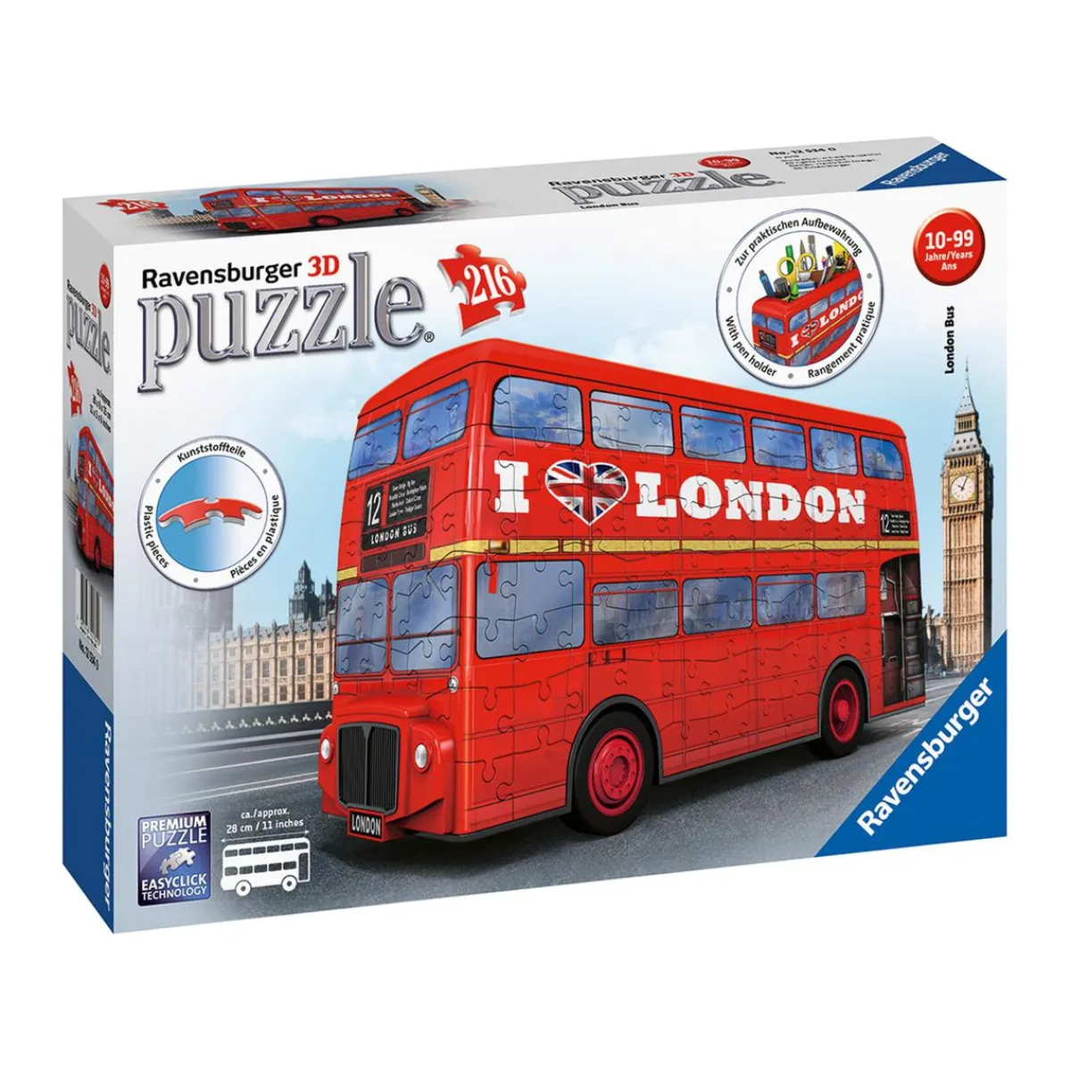 Online - Autobús de Londres - Puzzle 3D 216 Piezas Juegos Y Puzzles