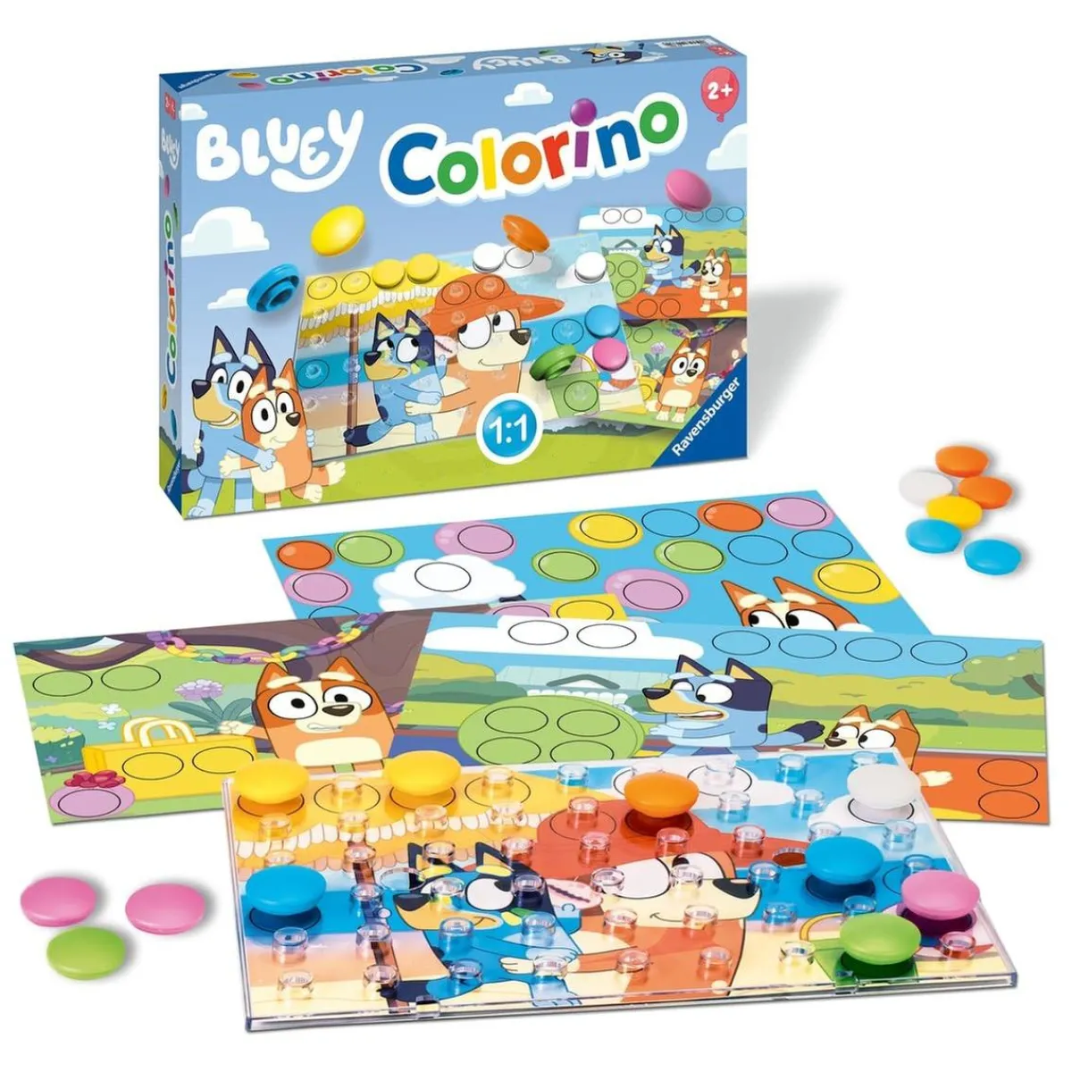Ravensburger - Bluey - Colorino*RAVENSBURGER IBÉRICA Outlet