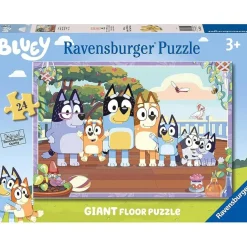 Outlet Ravensburger - Bluey - Puzzle gigante de suelo Bluey, colección 24 piezas para niños ㅤ Juegos Y Puzzles