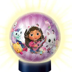 New Ravensburger - 3D Puzzle Nightlamp Ball con Luces, 72 Piezas ㅤ Juegos Y Puzzles