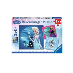 Ravensburger - Elsa, Anna y Olaf - Puzzle 3x49 piezas Frozen 2*RAVENSBURGER IBÉRICA