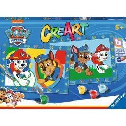 New Ravensburger - Kit para pintar por números CreArt Serie Junior con dos tablas preimpresas y colores ㅤ Arte Y Manualidades