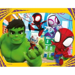 - Marvel Spidey Amazing Friends - Puzzle 4 in a box*RAVENSBURGER New