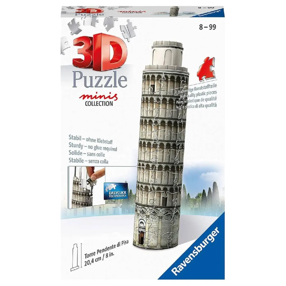 Ravensburger - Mini puzzle 3D Torre de Pisa*RAVENSBURGER IBÉRICA Discount