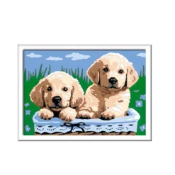 Ravensburger - Pinta 2 perros Retriever CreArt*RAVENSBURGER IBÉRICA Clearance