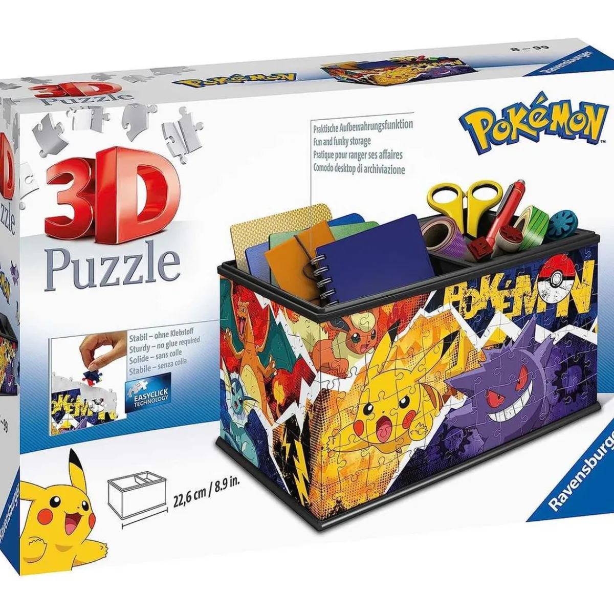 Ravensburger - Pokemon - Puzzle 3D Storage Box Pokémon Ravensburger ㅤ*RAVENSBURGER IBÉRICA