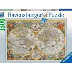 Ravensburger - Puzzle 1500 piezas Mapa Mundi 1594*RAVENSBURGER IBÉRICA Hot