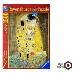 Best Ravensburger - Puzzle 1500 piezas: El beso de Klimt, arte y calidad ㅤ Juegos Y Puzzles
