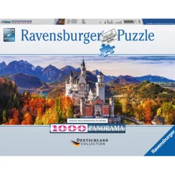 Ravensburger - Puzzle 1000 piezas, Vista panorámica del Castillo de Neuschwanstein, Calidad premium ㅤ*RAVENSBURGER IBÉRICA Outlet