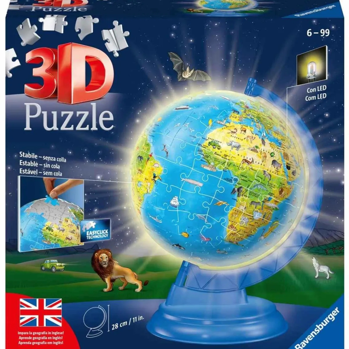 Ravensburger - Puzzle 3D Globo con luz*RAVENSBURGER IBÉRICA Sale