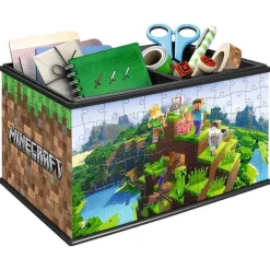 Ravensburger - Puzzle 3D Storage Box Minecraft, 216 piezas ㅤ*RAVENSBURGER IBÉRICA Sale