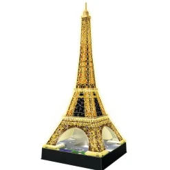 New Ravensburger - Puzzle 3D Torre Eiffel Night Edition Juegos Y Puzzles