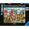 Ravensburger - Puzzle de 1500 piezas Eames House of Cards Fantasy ㅤ*RAVENSBURGER IBÉRICA Clearance