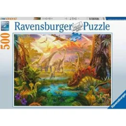 Sale Ravensburger - Puzzle de la Tierra de los Dinosaurios 500 piezas ㅤ Juegos Y Puzzles